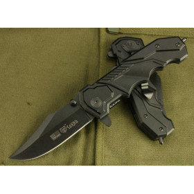 HIGH QUALITY SJ-8011 FOLDING KNIFE UTILITY KNIFE RESCUE KNIFE UDTEK01894